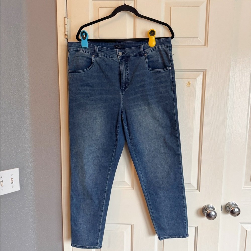 Universal Standard Blue Straight Leg Jeans